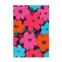 FLACHWEBETEPPICH  Wohnzimmer 140/200 cm Multicolor, Pink rechteckig  - Pink/Multicolor, Basics, Textil (140/200cm)