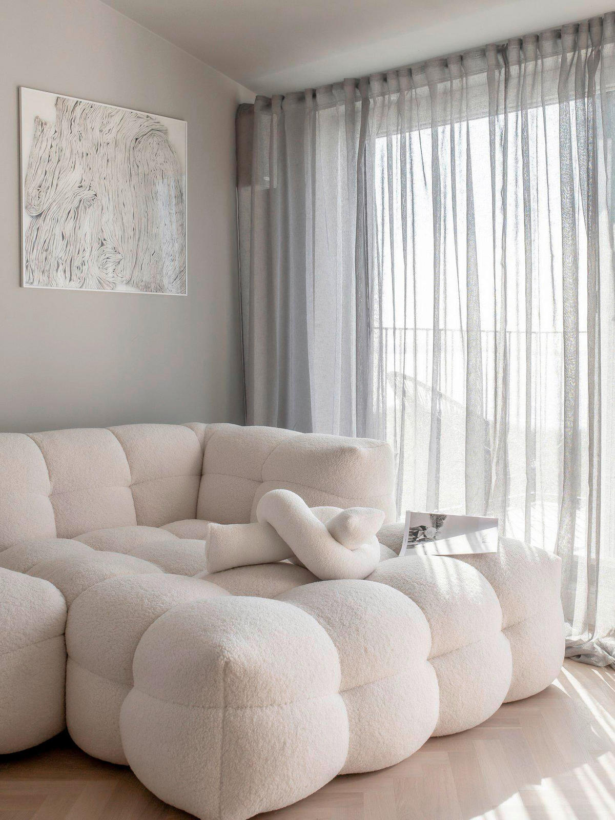 VERDUNKELUNGSVORHANG - Grau, Basics, Textil (140/280cm) - Svanefors