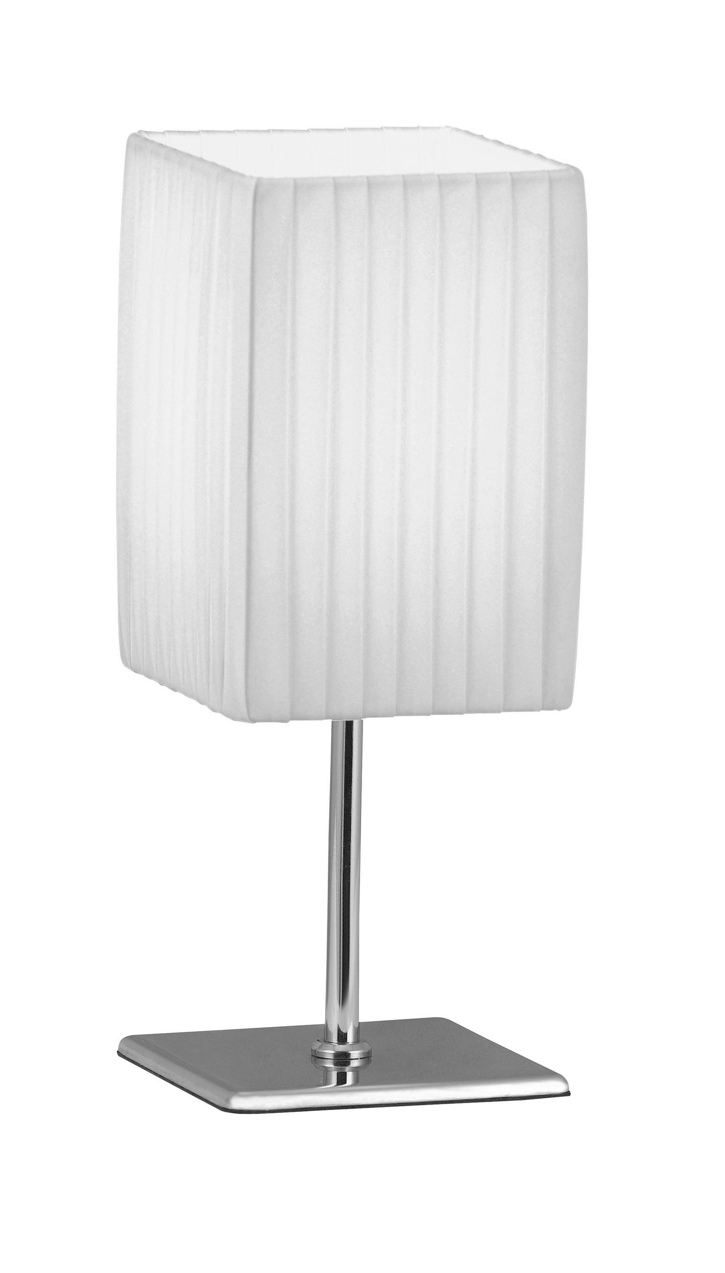 STONA LAMPA Bailey  - bela, Osnovno, metal/tekstil (10/10/26cm)