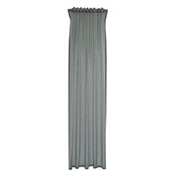 FERTIGVORHANG transparent  - Anthrazit, KONVENTIONELL, Textil (140/245cm)