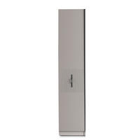 DULAP CU UȘI ROTATIVE gri  - gri, Design, material pe bază de lemn (45/220/60cm) - Novel