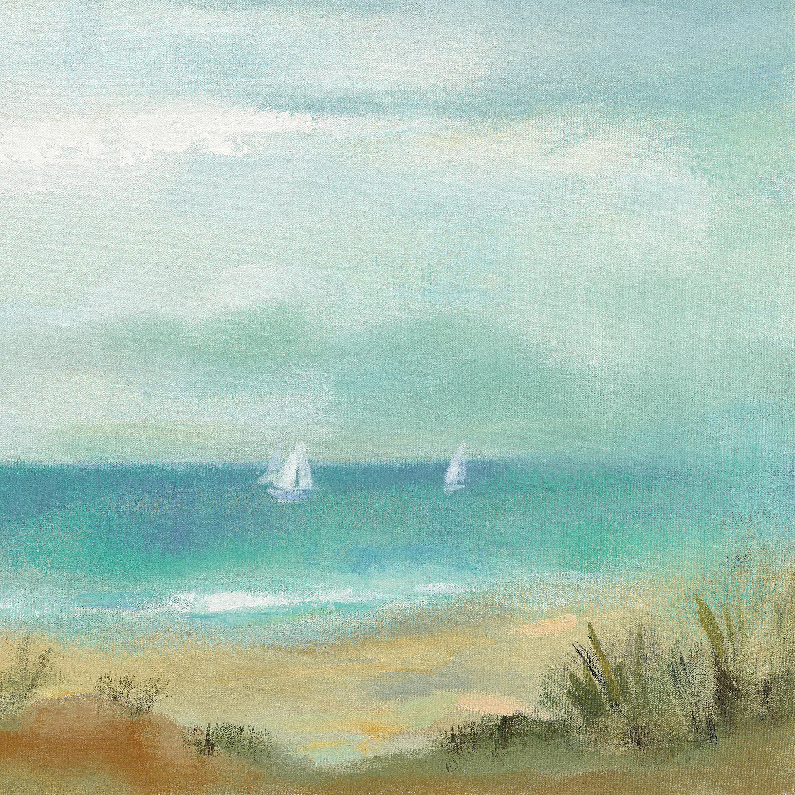 LEINWANDBILD Strand & Meer  - Multicolor, Basics, Holz/Papier (30/30cm) - Euroart