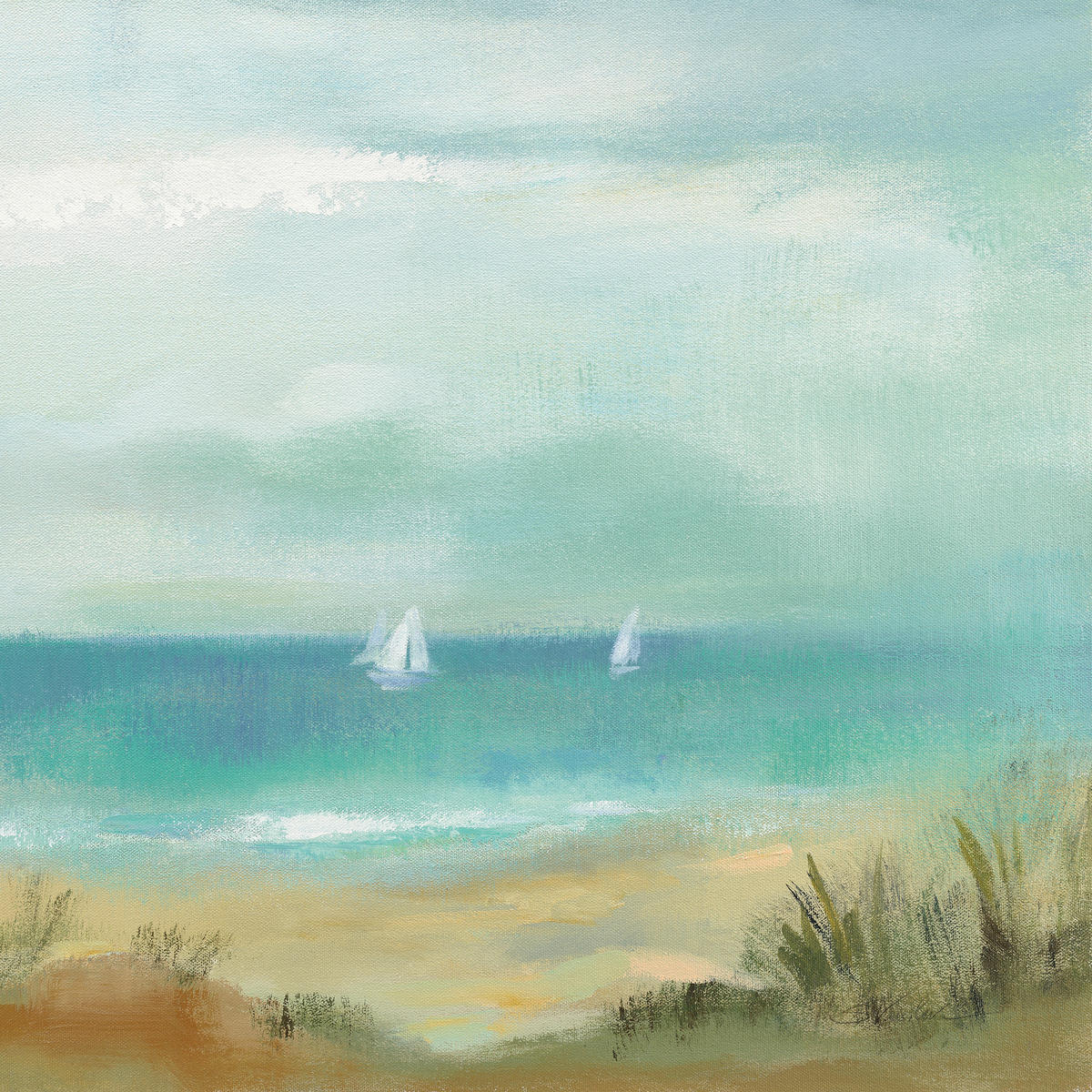 LEINWANDBILD Strand & Meer  - Multicolor, Basics, Holz/Papier (30/30cm) - Euroart