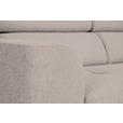ECKSOFA Taupe Struktur  - Taupe/Schwarz, Design, Kunststoff/Textil (205/284cm) - Xora