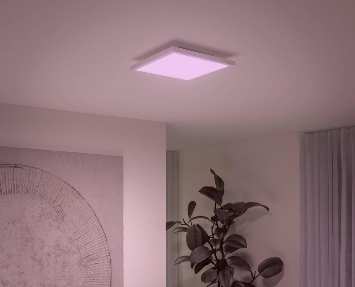 LED-DECKENLEUCHTE    30/30/4,6 cm  - Weiss, Konventionell, Metall (30/30/4,6cm) - Philips HUE