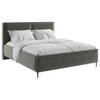 POLSTERBETT 140/200 cm  in Anthrazit  - Anthrazit/Schwarz, MODERN, Holz/Textil (140/200cm) - MID.YOU