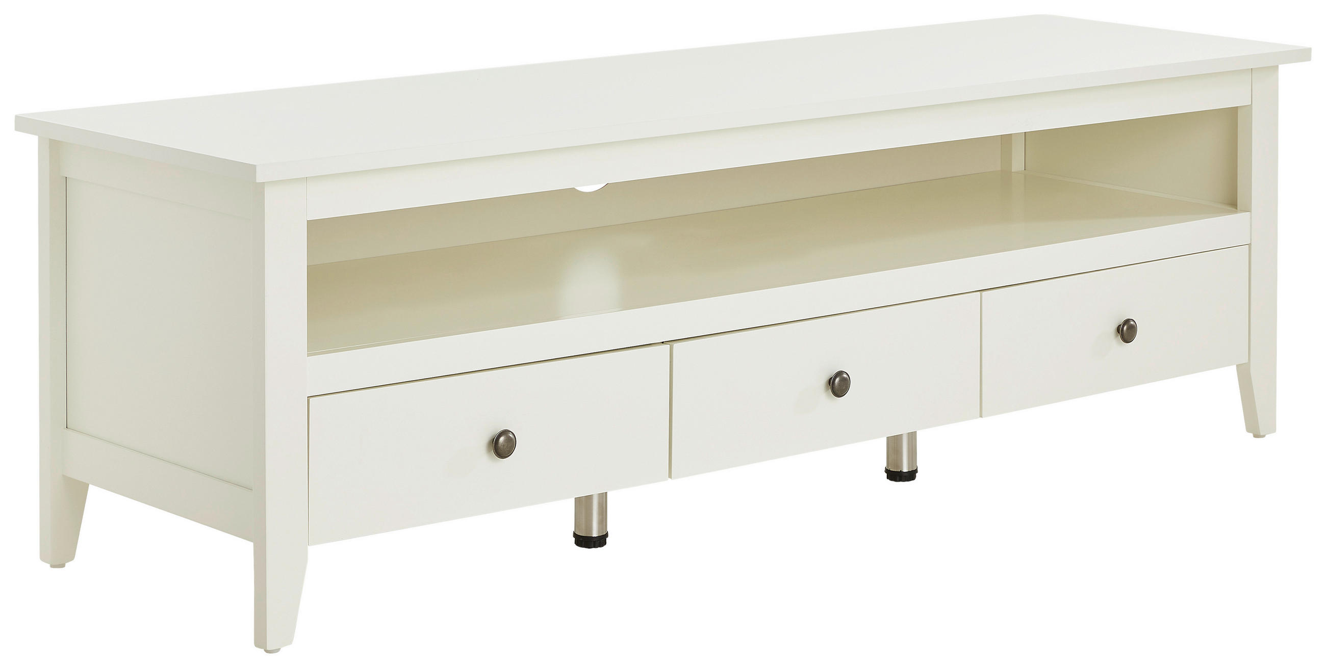 LOWBOARD  in 160/50/49 cm  - Chromfarben/Messingfarben, LIFESTYLE, Holzwerkstoff/Metall (160/50/49cm) - Carryhome