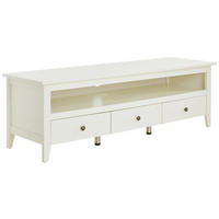 NIZKA OMARICA bela  - barve kroma/bela, Trendi, kovina/leseni material (160/50/49cm) - Carryhome