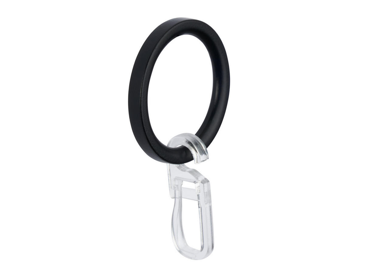 RINGESET  - Schwarz, Design, Metall (6cm) - Homeware