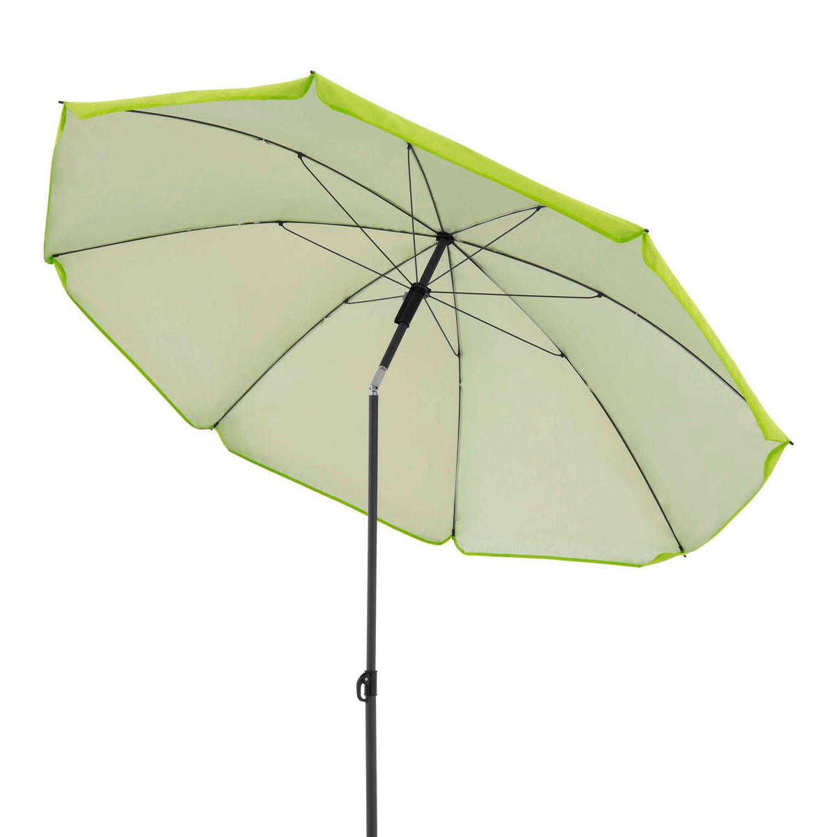 SONNENSCHIRM 160 cm Grün  - Anthrazit/Grün, Design, Textil/Metall (160/160cm) - Doppler