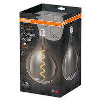 LED-LEUCHTMITTEL   E27 4,5 W  - Hellgrau, Basics, Glas (16,5/27cm) - Osram
