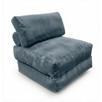 SCHLAFSESSEL Cord Petrol Rückenkissen  - Petrol, KONVENTIONELL, Textil (85/80/85cm) - Xora