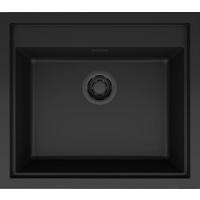 SPÜLE Sintesi 105  - Schwarz, Basics, Keramik (57/50/20cm) - HKT