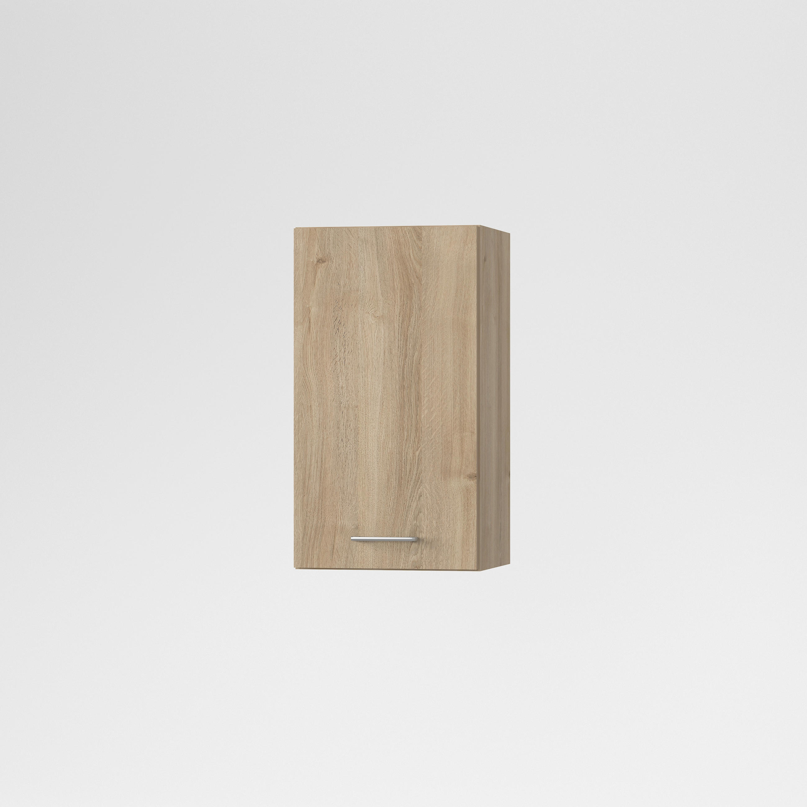 KONYHAI FALISZEKRÉNY - tölgyfa színű, Basics, fa/fém (40/72/33cm) - Carryhome