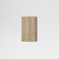 KONYHAI FALISZEKRÉNY - tölgyfa színű, Basics, fa/fém (40/72/33cm) - Carryhome