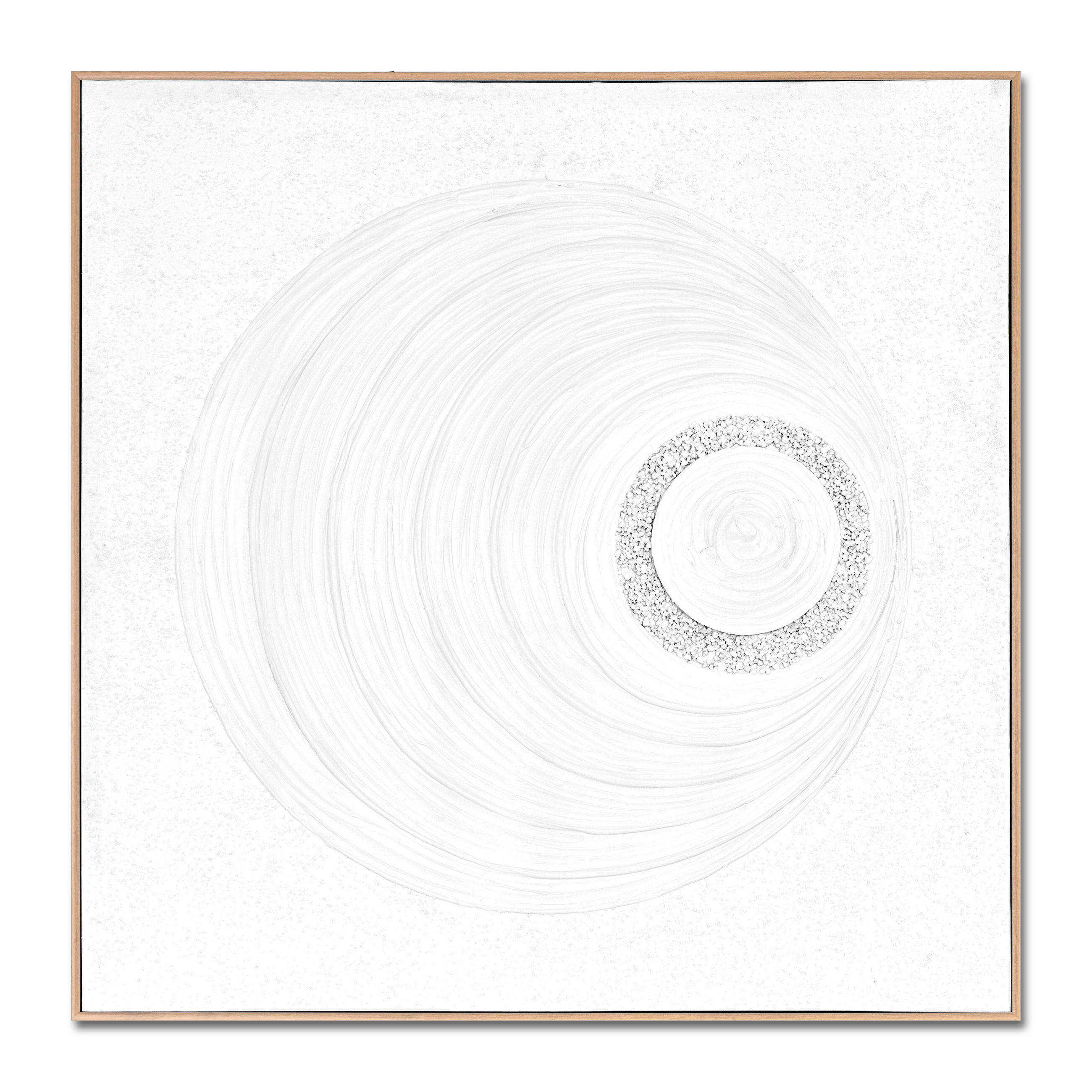 OBRAZ, abstraktní, 82/82/4,5 cm - vícebarevná, Basics, dřevo (82/82/4,5cm)