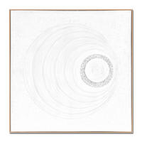 OBRAZ, abstraktní, 82/82/4,5 cm - vícebarevná, Basics, dřevo (82/82/4,5cm)