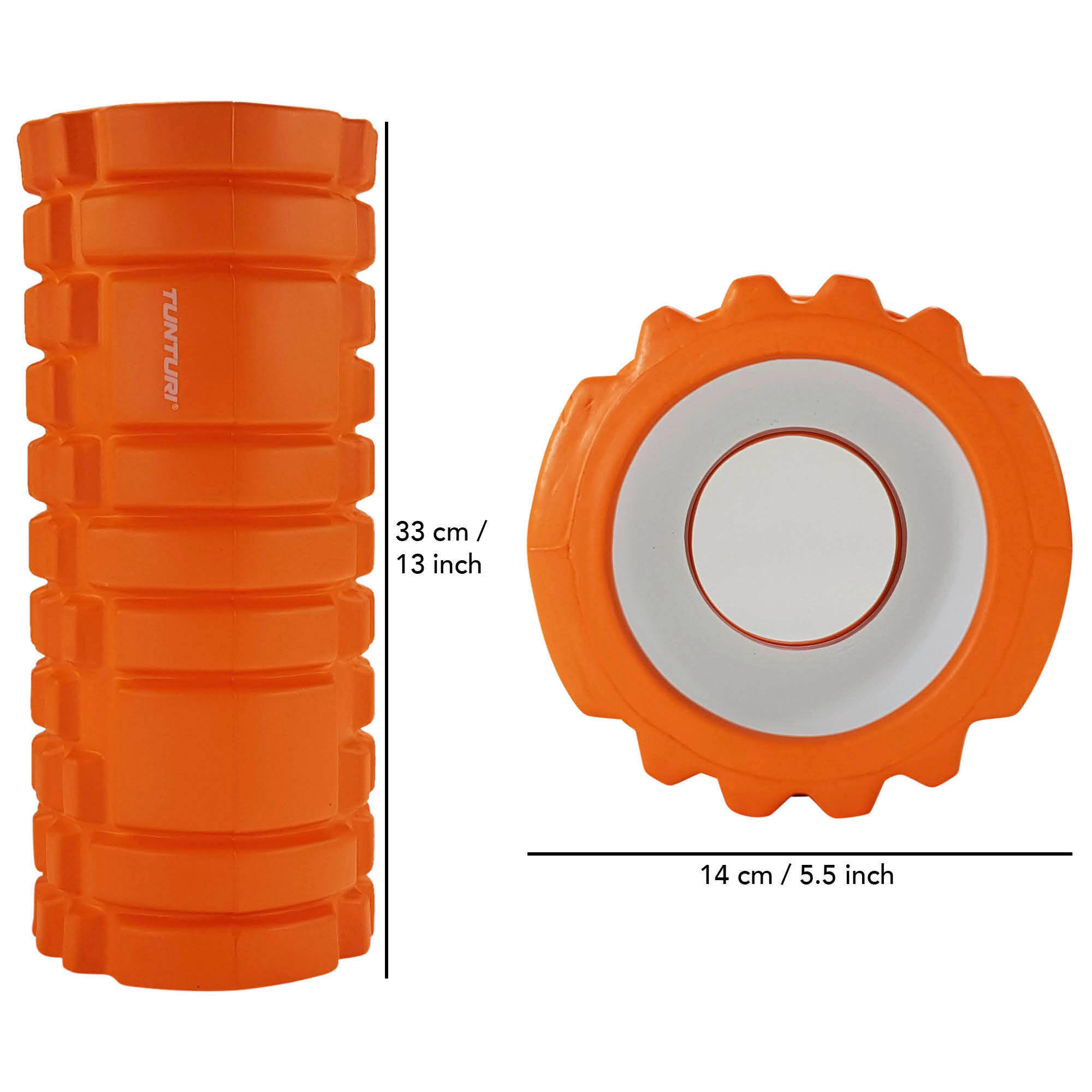 FASZIENROLLE - Orange, KONVENTIONELL, Kunststoff (33cm)