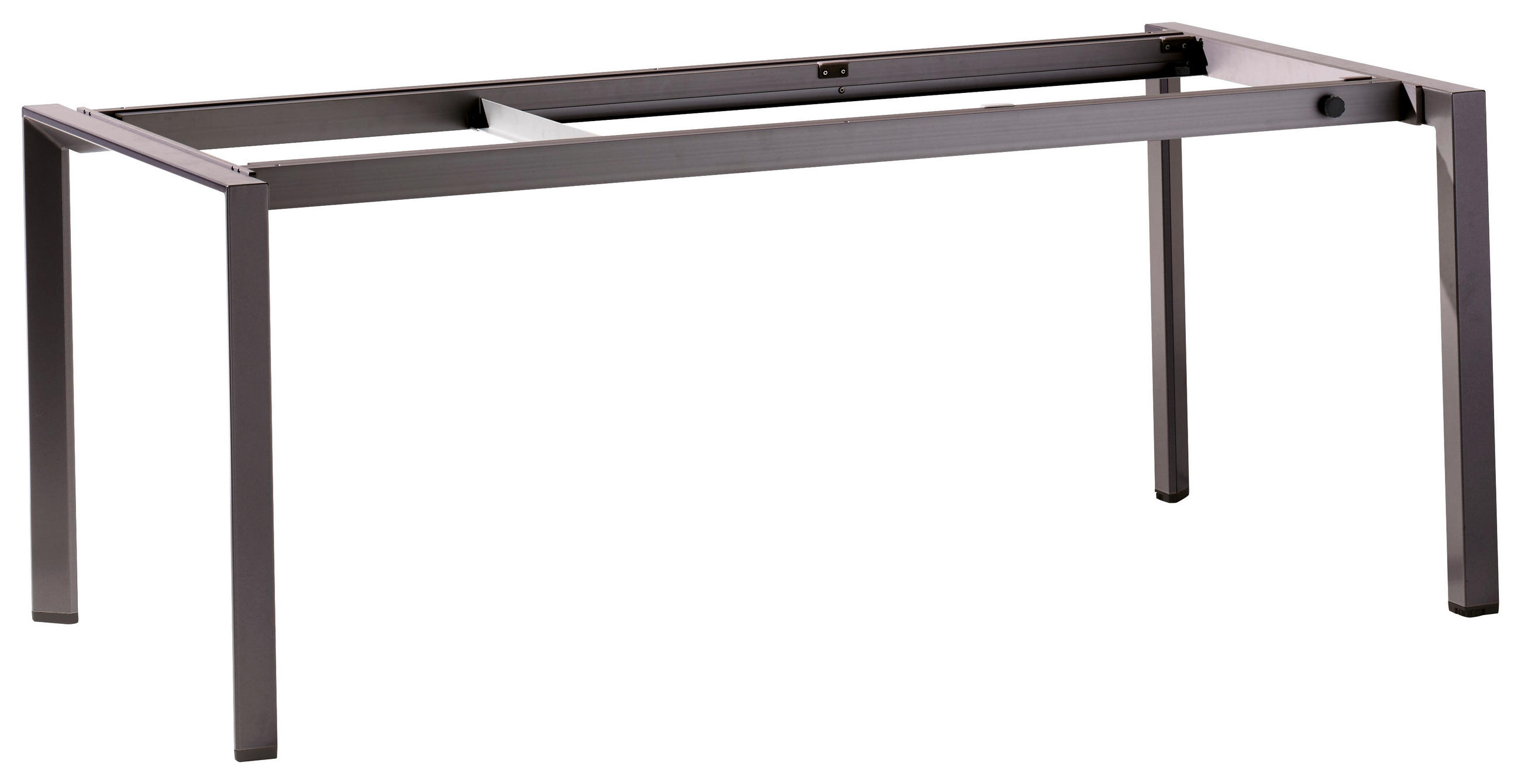 Sieger Gartentischgestell Grau 100x74x180-290 cm