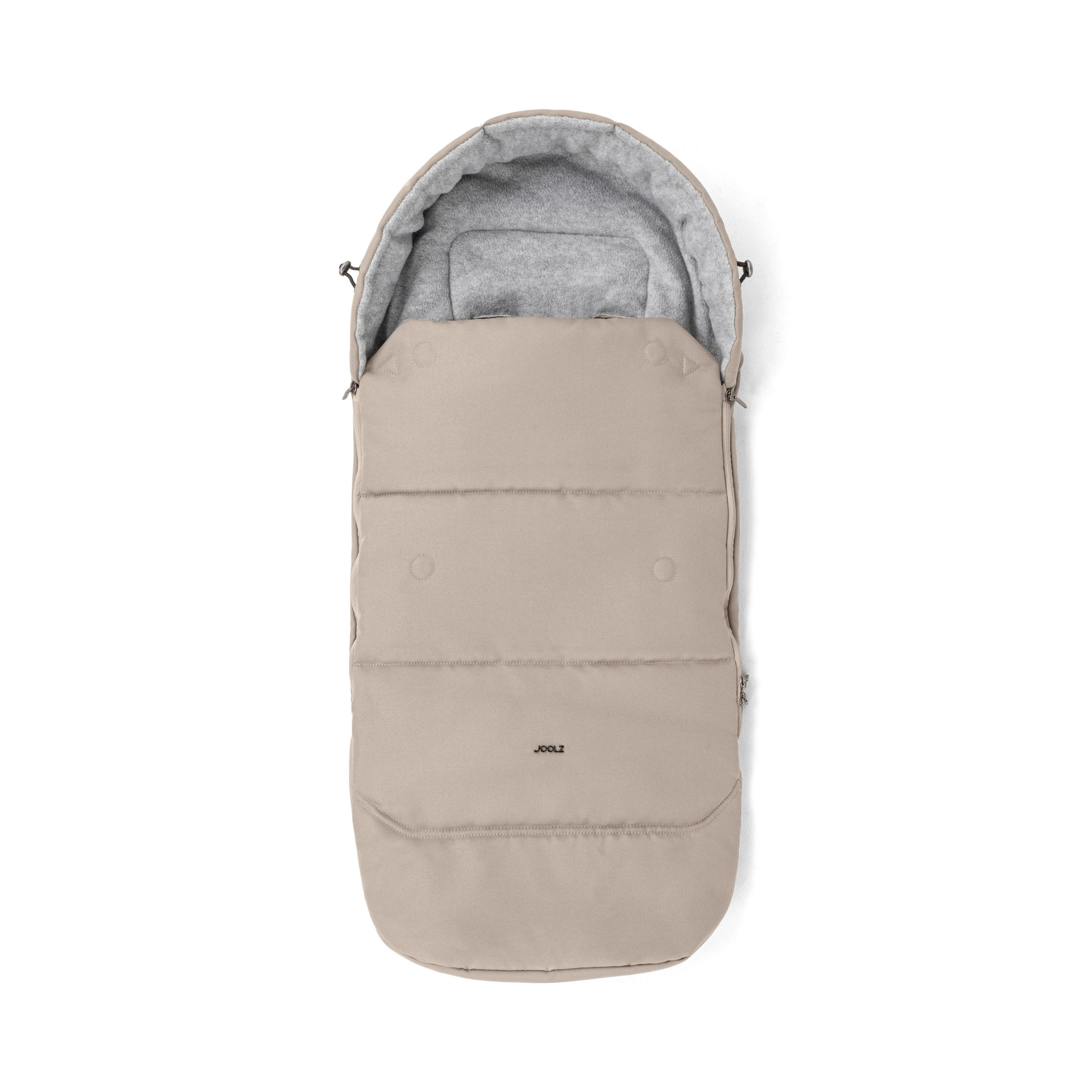 FUßSACK  - Taupe, Basics, Textil (40/11/90cm) - Joolz