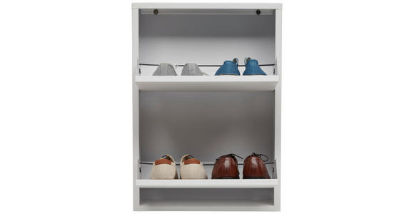 SCHUHKIPPER  in 50/70,5/15 cm  - Weiß, Basics, Metall (50/70,5/15cm) - Carryhome