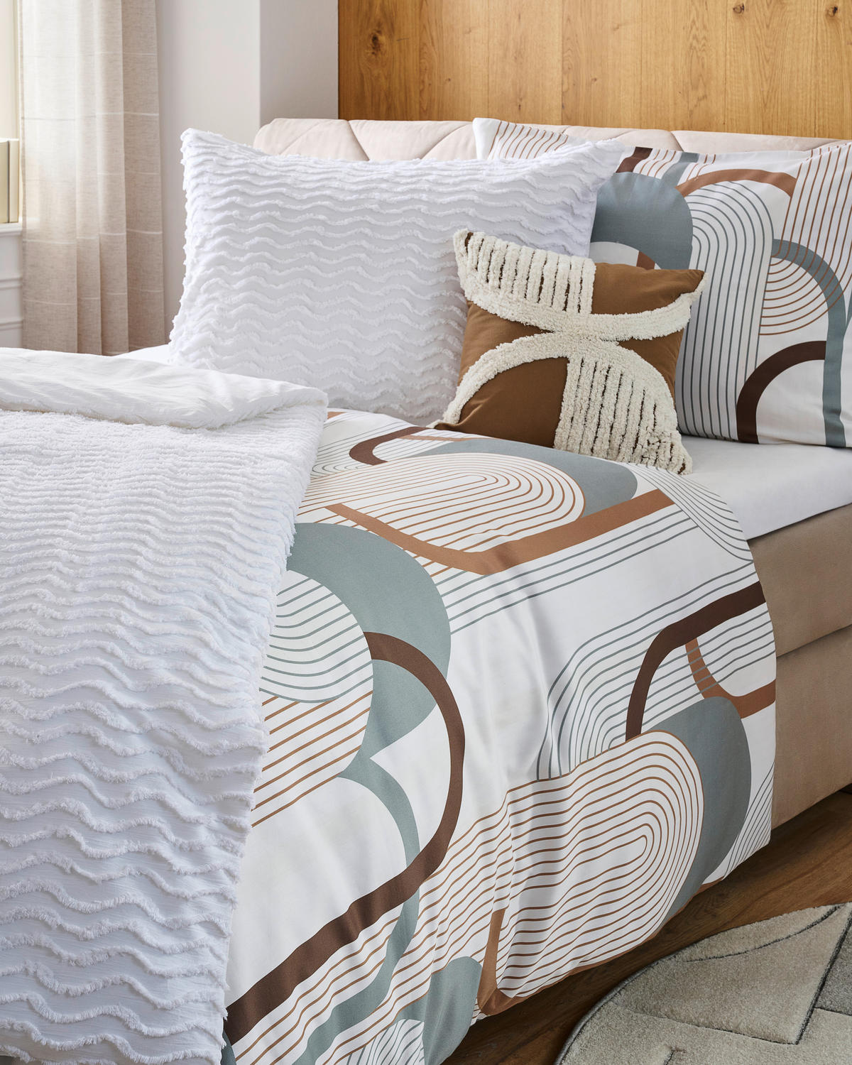 BOXSPRINGBETT 180/200 cm  in Beige  - Beige/Schwarz, KONVENTIONELL, Textil/Metall (180/200cm) - Dieter Knoll