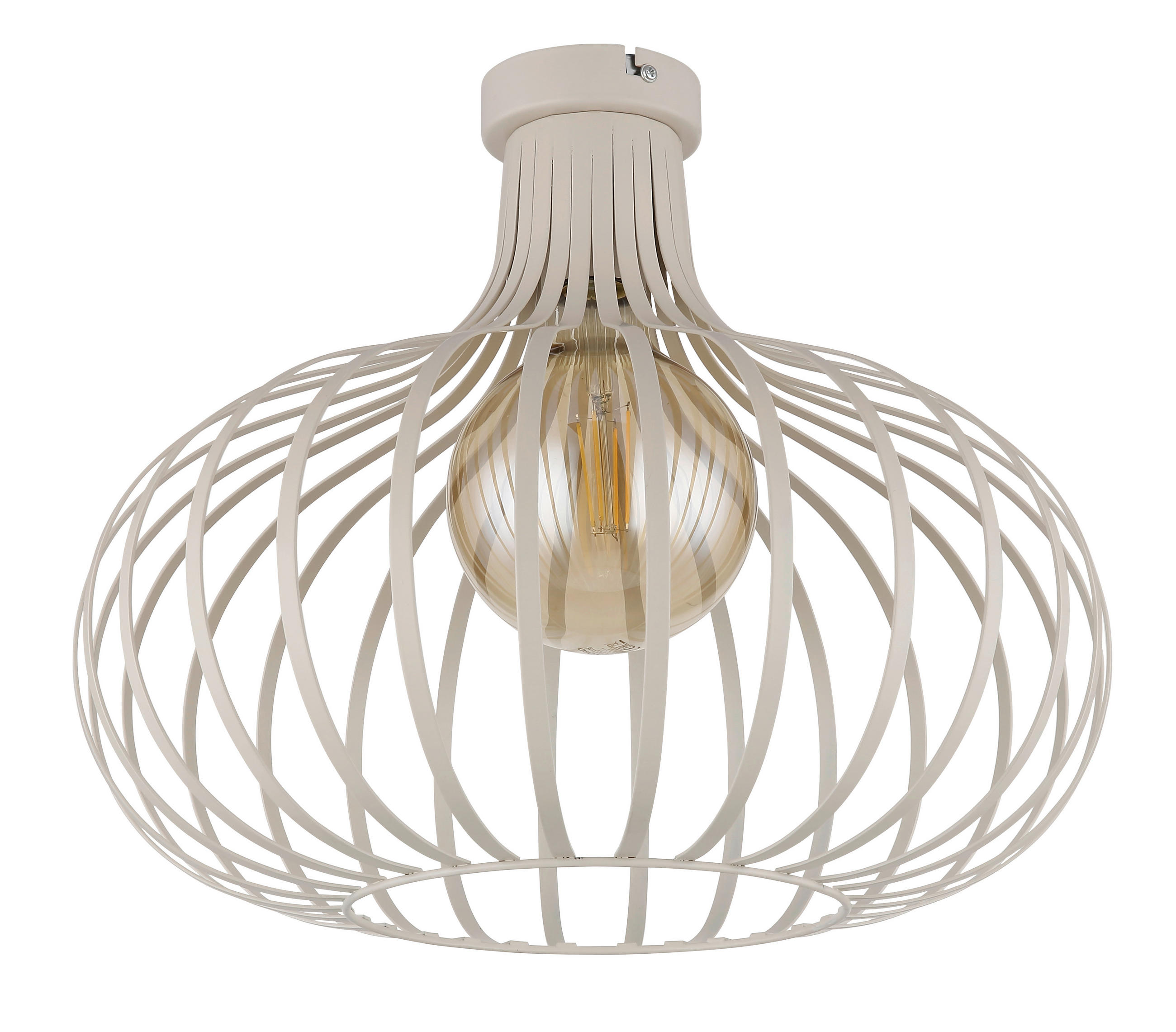 Globo Deckenleuchte Mateo Creme, Sand 35 cm