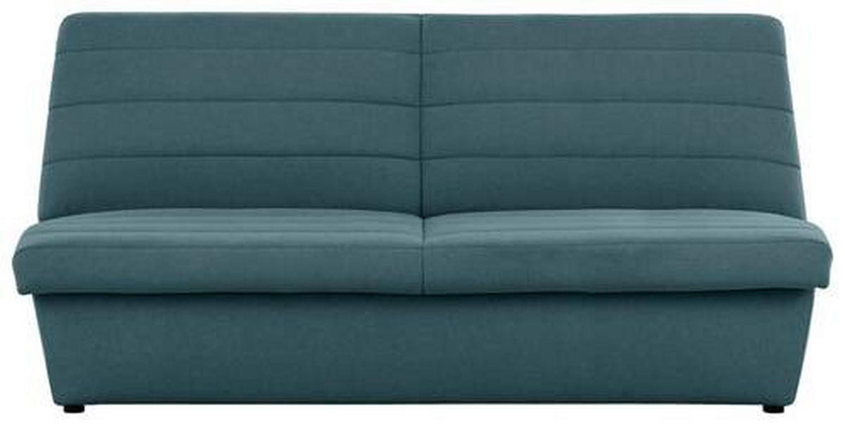 2-SITZER-SOFA Webstoff Petrol  - Petrol/Schwarz, Design, Kunststoff/Textil (185/92/103cm) - LOOKS by W.Joop