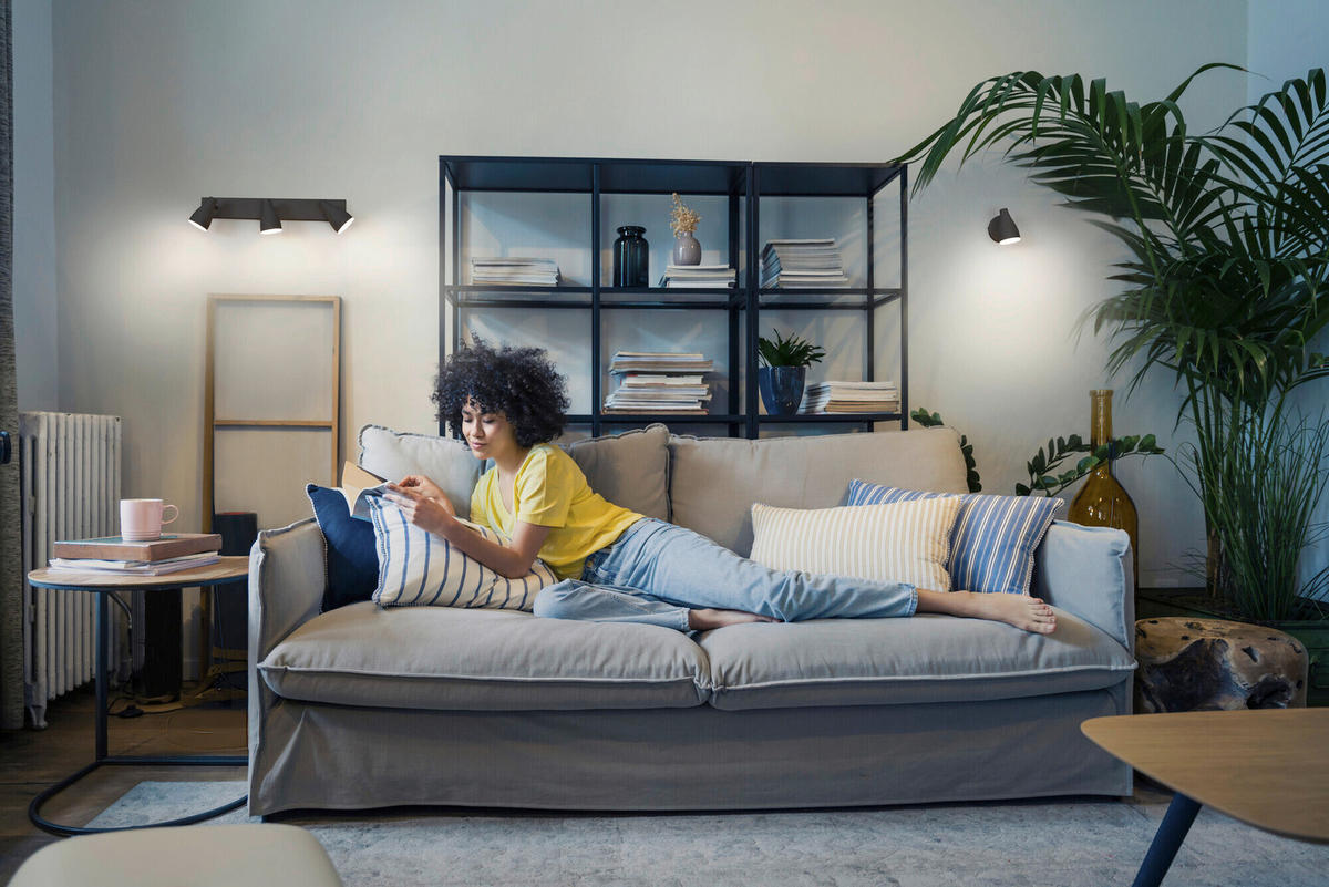 LED-STRAHLER 44,4/6/13,1 cm   - Schwarz, Basics, Kunststoff/Metall (44,4/6/13,1cm) - Osram