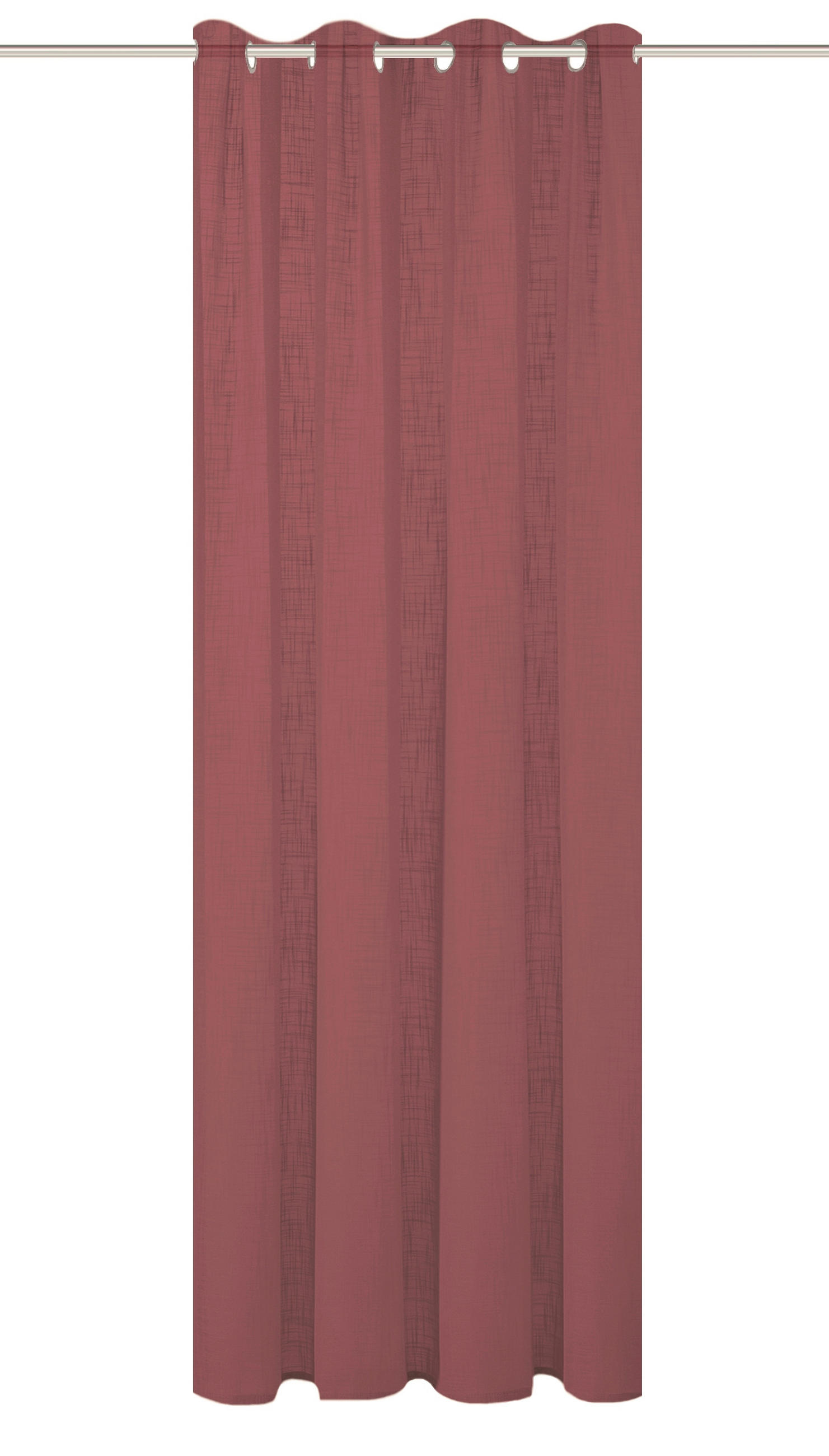 HOMEBasics Ösenschal Softy Beere 140x225 cm