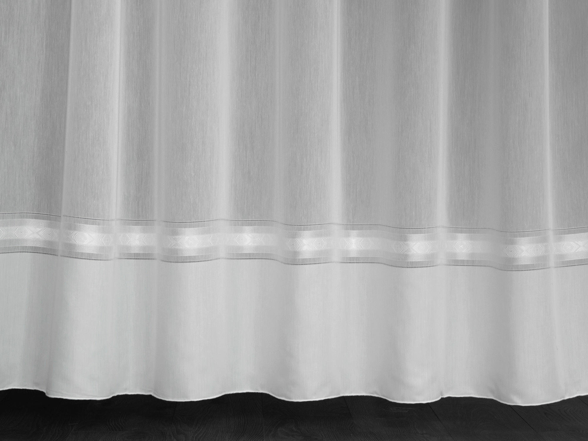 PERDEA  - alb, Basics, textil (300cm)