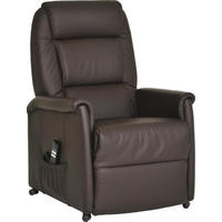 FERNSEHSESSEL in Braun  - Schwarz/Braun, KONVENTIONELL, Leder/Kunststoff (74/110/85cm) - Himolla