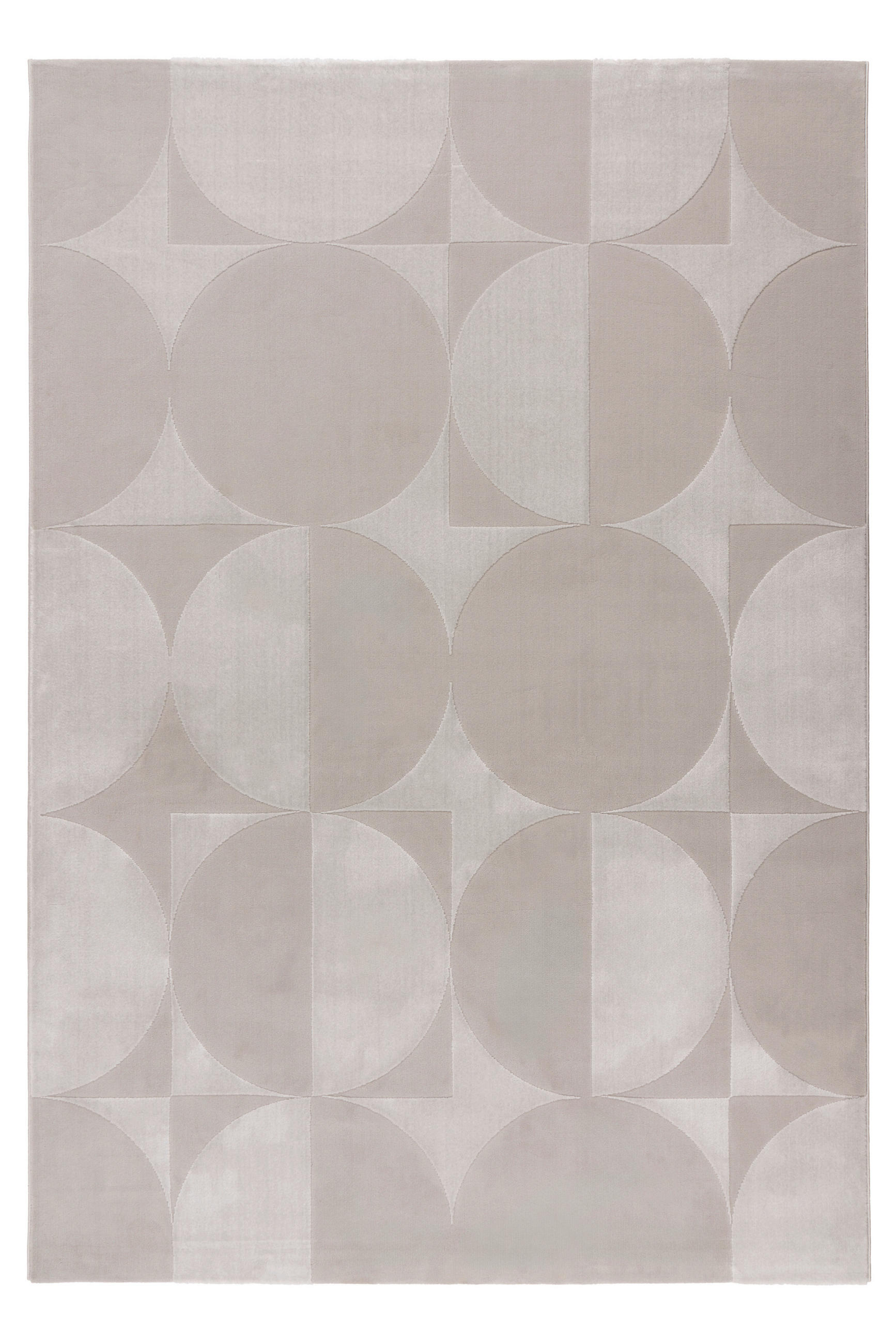 SZŐNYEG   - ezüstszínű, Design, textil (120/170cm)