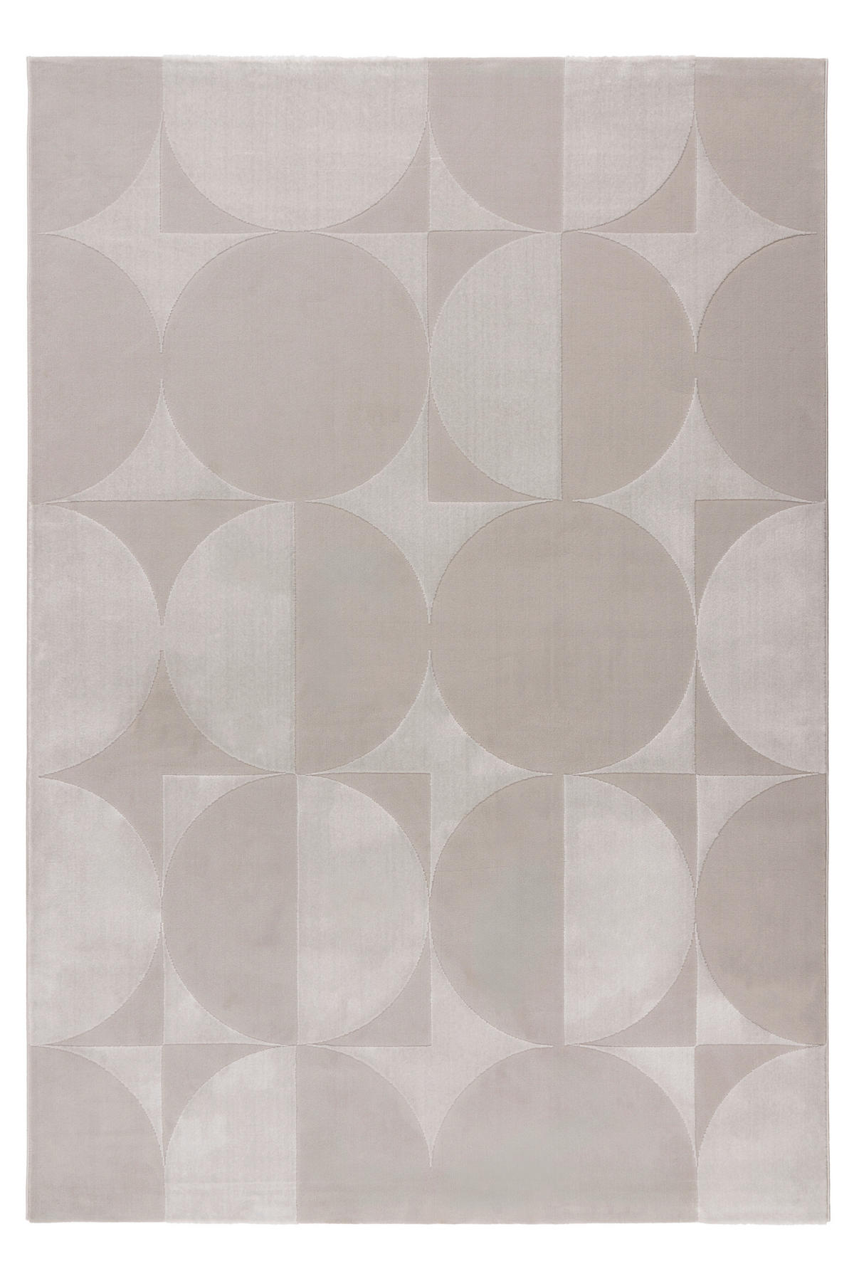 SZŐNYEG   - ezüstszínű, Design, textil (120/170cm)