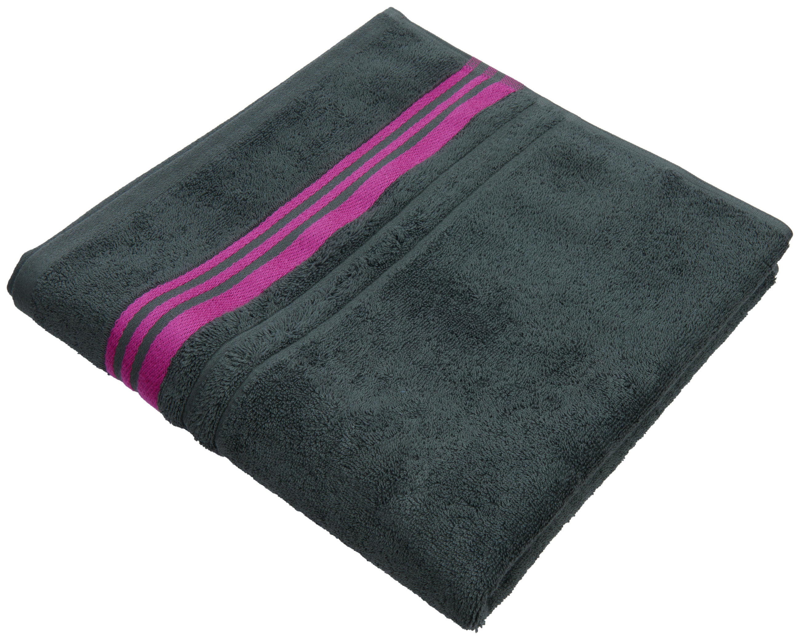 DUSCHTUCH 70/140 cm Eigenmodelle 2026  - Pink/Grau, Design, Textil (70/140cm) - Kleine Wolke