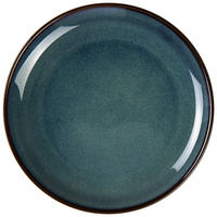 SPEISETELLER Blau, Braun, Schwarz 28 cm Bali  - Blau/Schwarz, Trend, Keramik (28cm) - Ritzenhoff Breker