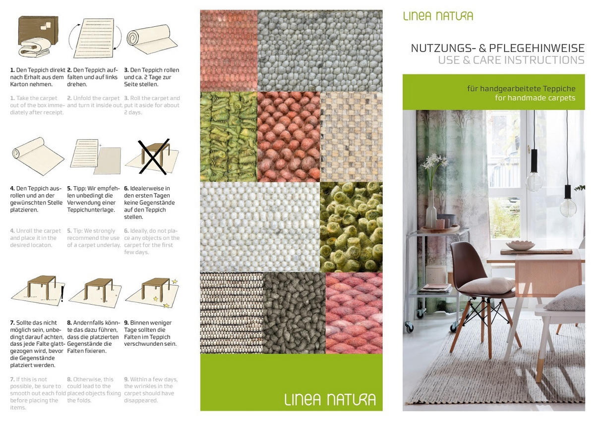 HANDWEBTEPPICH 70/130 cm Taranto Beige  - Beige, Basics, Textil (70/130cm) - Linea Natura