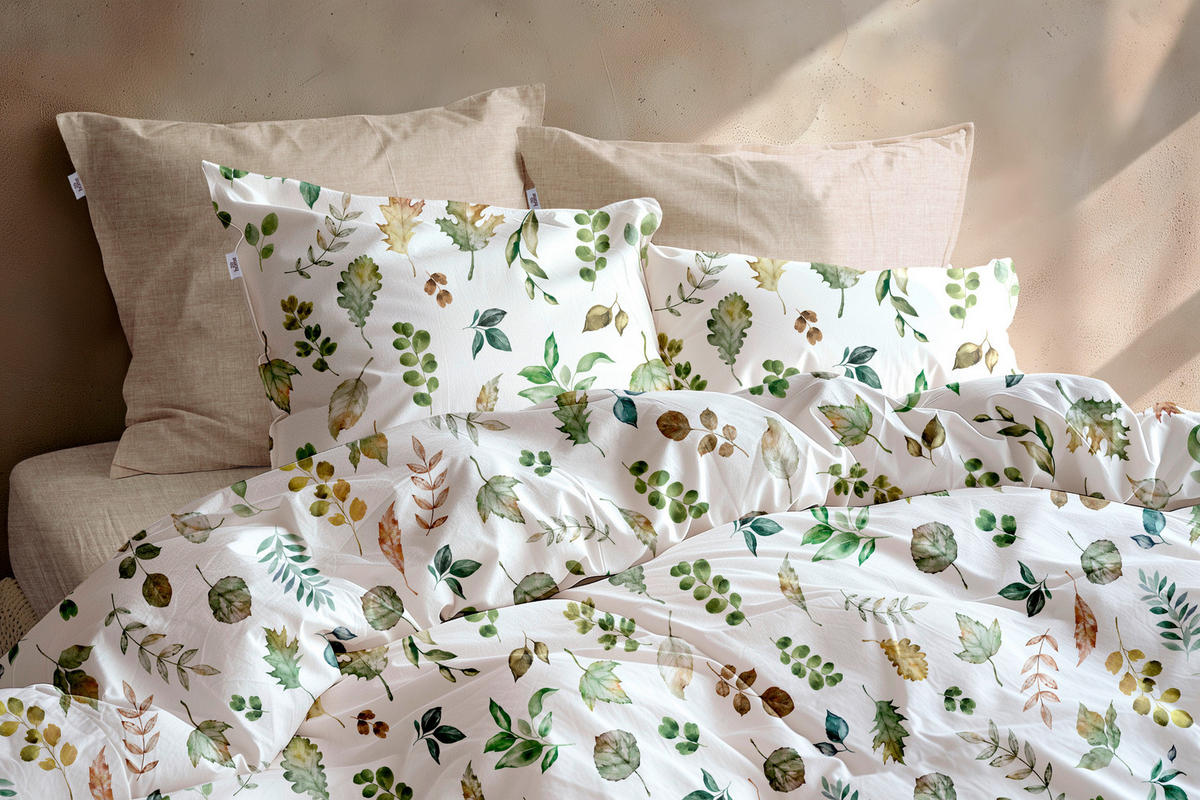 BETTWÄSCHE Zohome-Amara Flanell 155/220 cm  - Weiß, Basics, Textil (155/220cm)