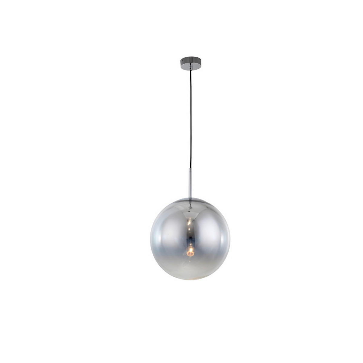 HÄNGELEUCHTE Palla 30/150 cm   - Chromfarben, KONVENTIONELL, Glas (30/150cm)