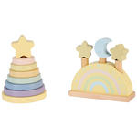 STAPELTURM  - Multicolor, Basics, Holz - My Baby Lou