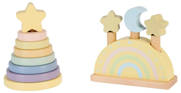 STAPELTURM - Multicolor, Basics, Holz - My Baby Lou