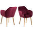 ARMLEHNSTUHL in Bordeaux - Bordeaux, Design, Holz/Textil (57/83/59cm) - Carryhome ARMLEHNSTUHL in Bordeaux - Bordeaux, Design, Holz/Textil (57/83/59cm) - Carryhome