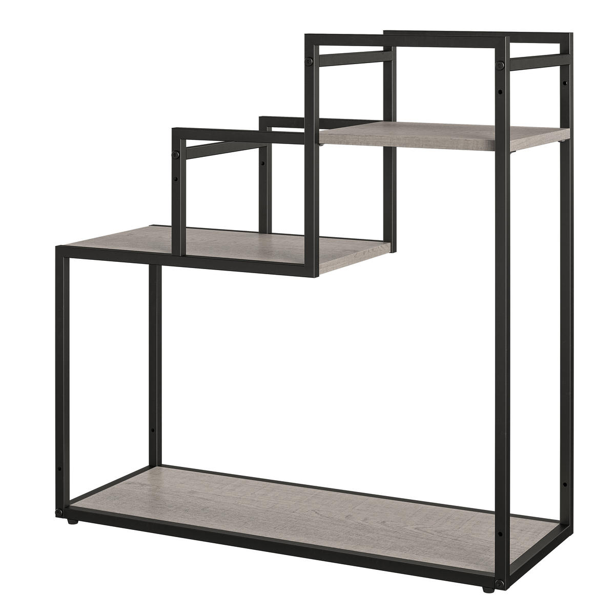 BLUMENSTÄNDER in Metall  - Schwarz/Naturfarben, Design, Metall (58/58/23cm) - MID.YOU