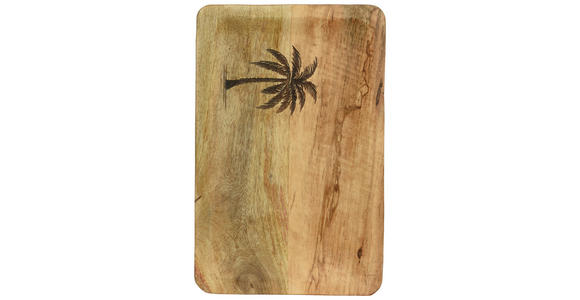 DEKOTELLER - Naturfarben, Trend, Holz (30/20/2cm) - Ambia Home