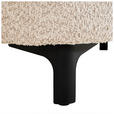 2,5-SITZER  in Chenille Beige  - Beige/Schwarz, KONVENTIONELL, Textil/Metall (200/84/99cm) - Carryhome