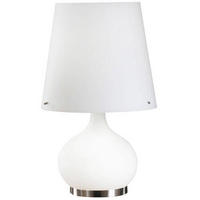TISCHLEUCHTE Ade 32/58 cm   - Weiß, Design, Glas/Metall (32/58cm) - Fabas Luce