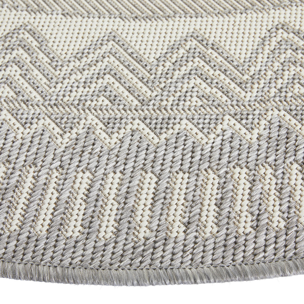 VENKOVNÍ KOBEREC, 120 cm, šedá - šedá, Natur, textil (120cm) - Novel