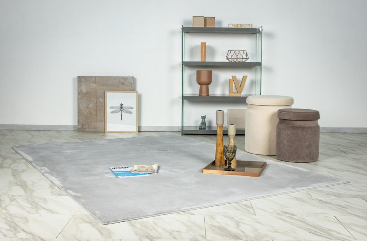 ČUPAVAC 120/170 cm   srebrne boje  Loft  - srebrne boje, Basics, tekstil (120/170cm)