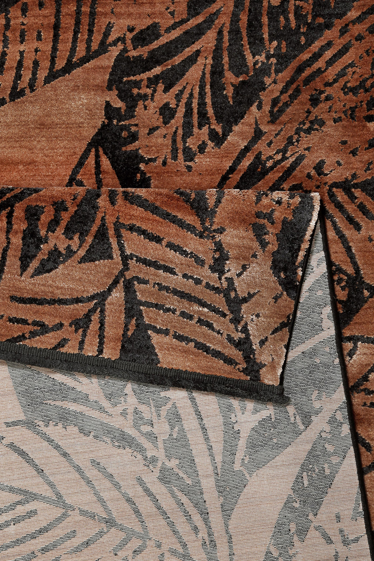 WEBTEPPICH 200/290 cm Inga Braun, Cognac  - Cognac/Braun, Design, Textil (200/290cm) - Esprit