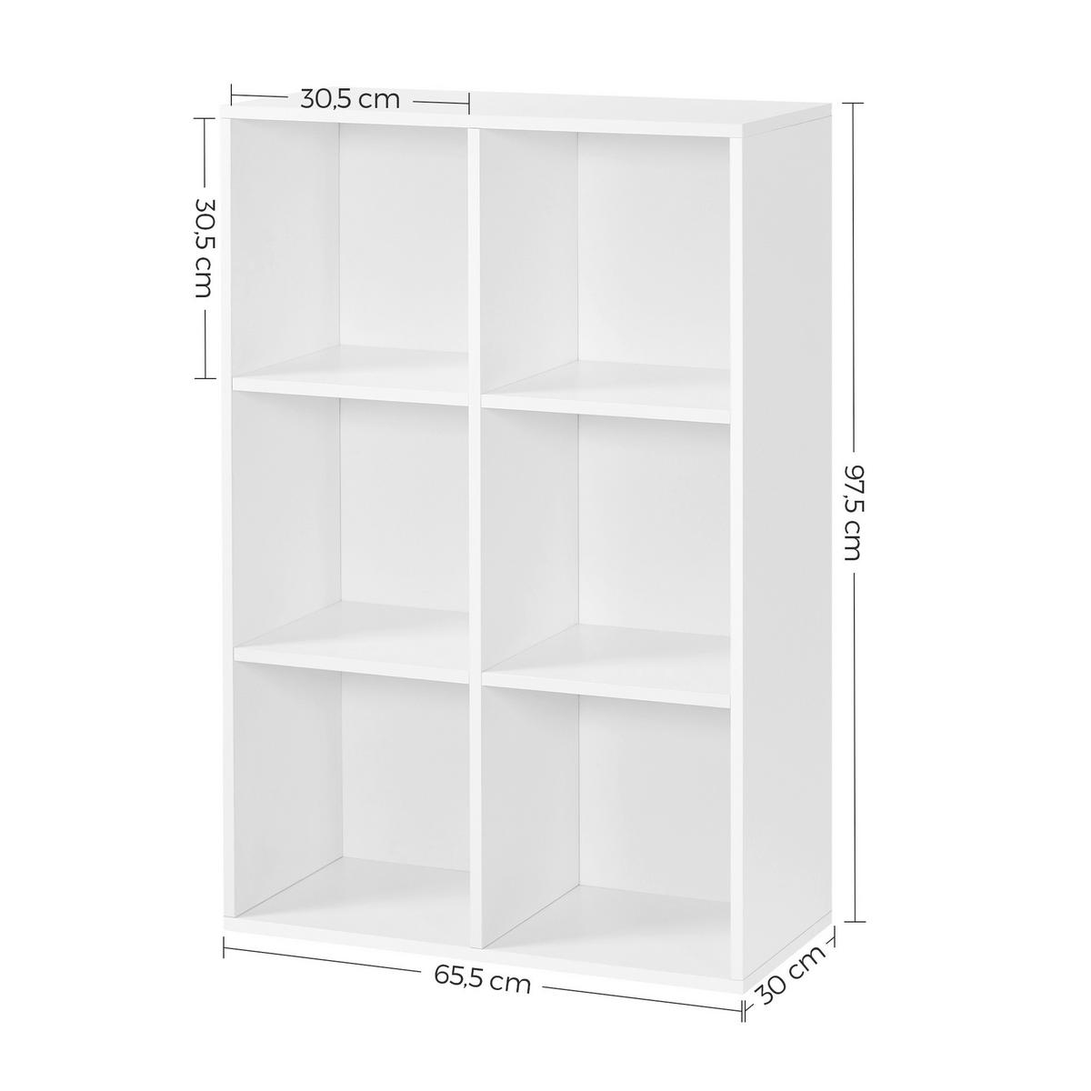 RAUMTEILER - Weiß, Trend, Holzwerkstoff (65,5/97,5/30cm) - Boxxx